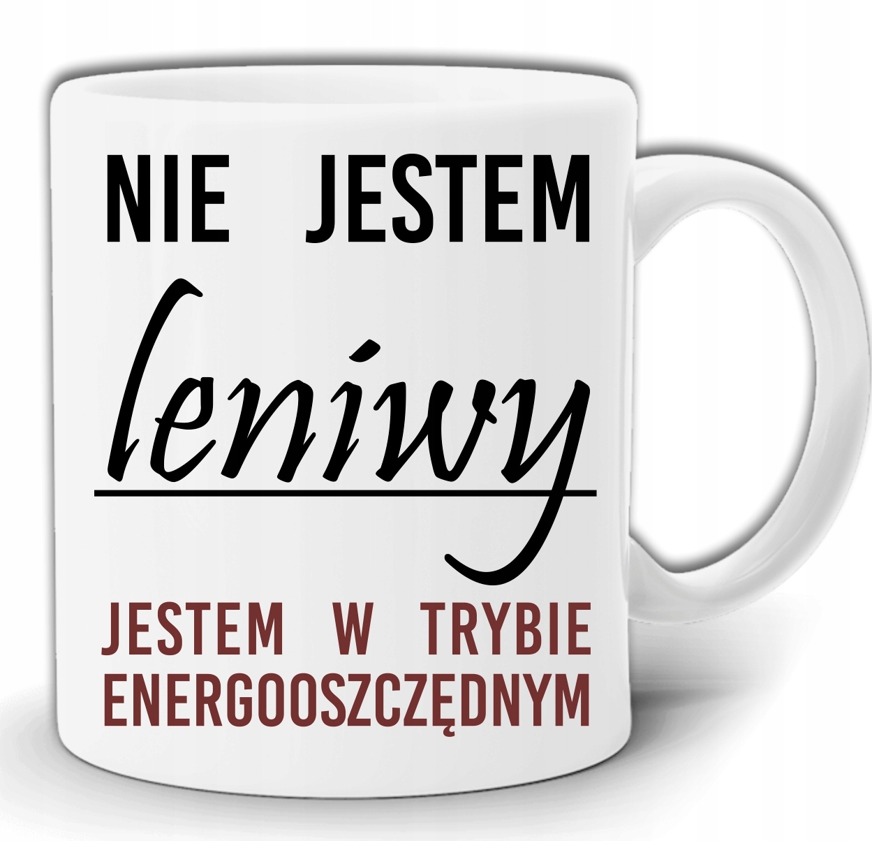 

Nie Jestem Leniwy Kubek + Pudełko GW115