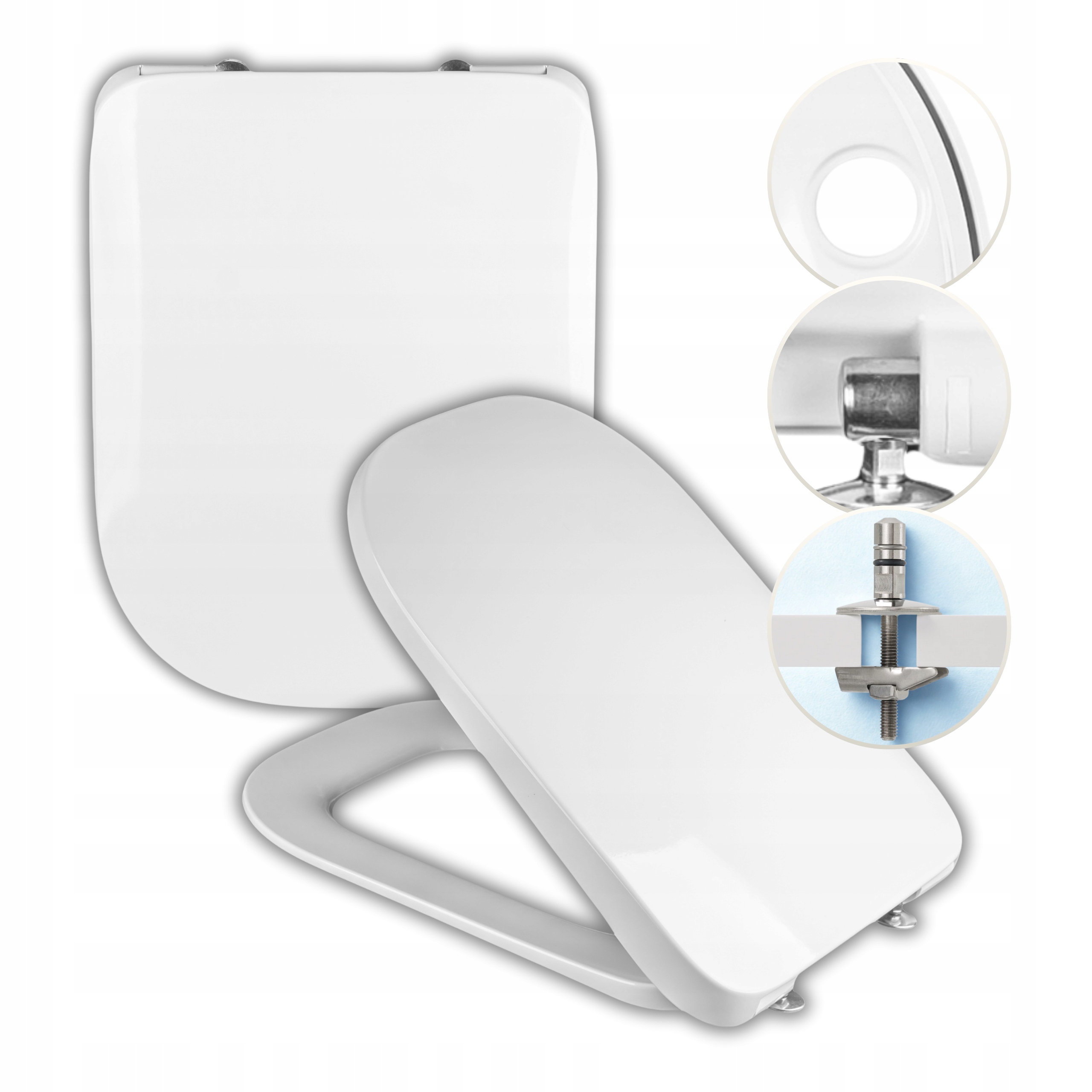 Wc sedátko Slim pro Roca Gap, pomalu padající, odnímatelné Premium