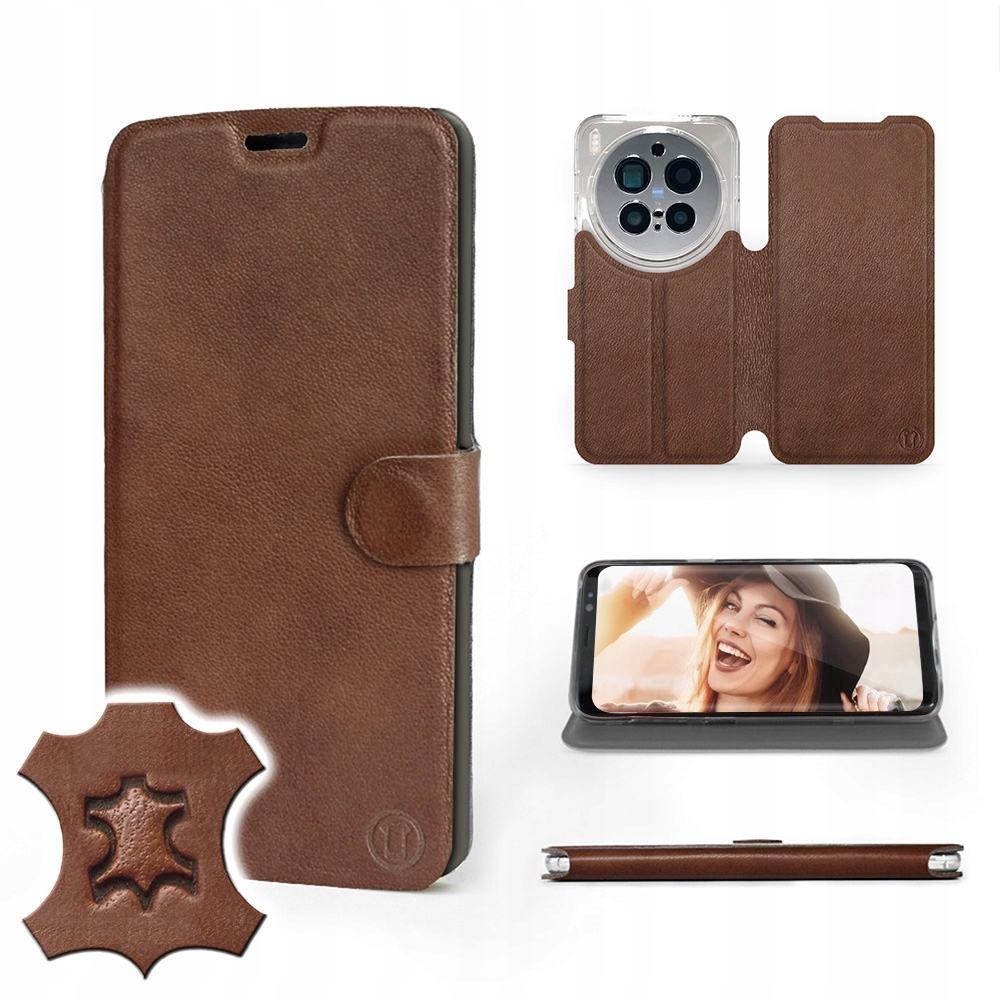 Etui Mobiwear do Vivo X300 Pro Brown Leather