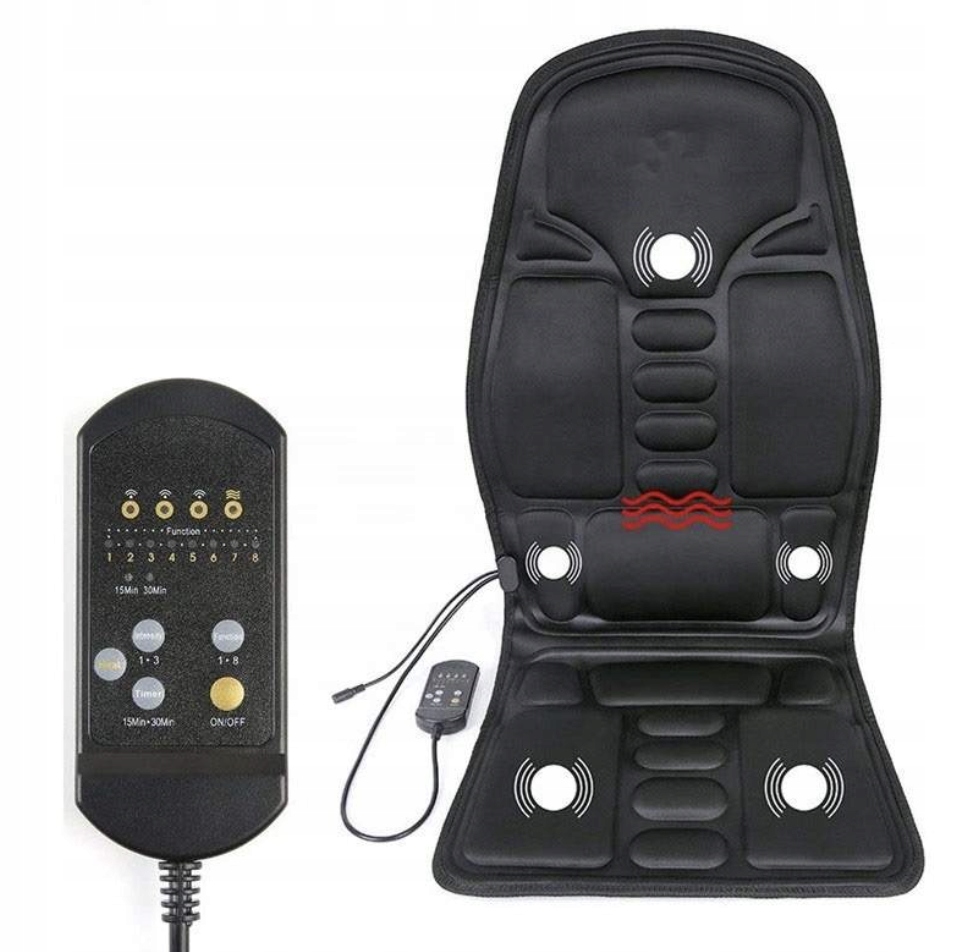 MATA MASUJĄCA NA FOTEL DO SAMOCHODU OGRZEWANA ELEKTRYCZNA DO AUTA SIEDZENIE EAN (GTIN) 4027097526585