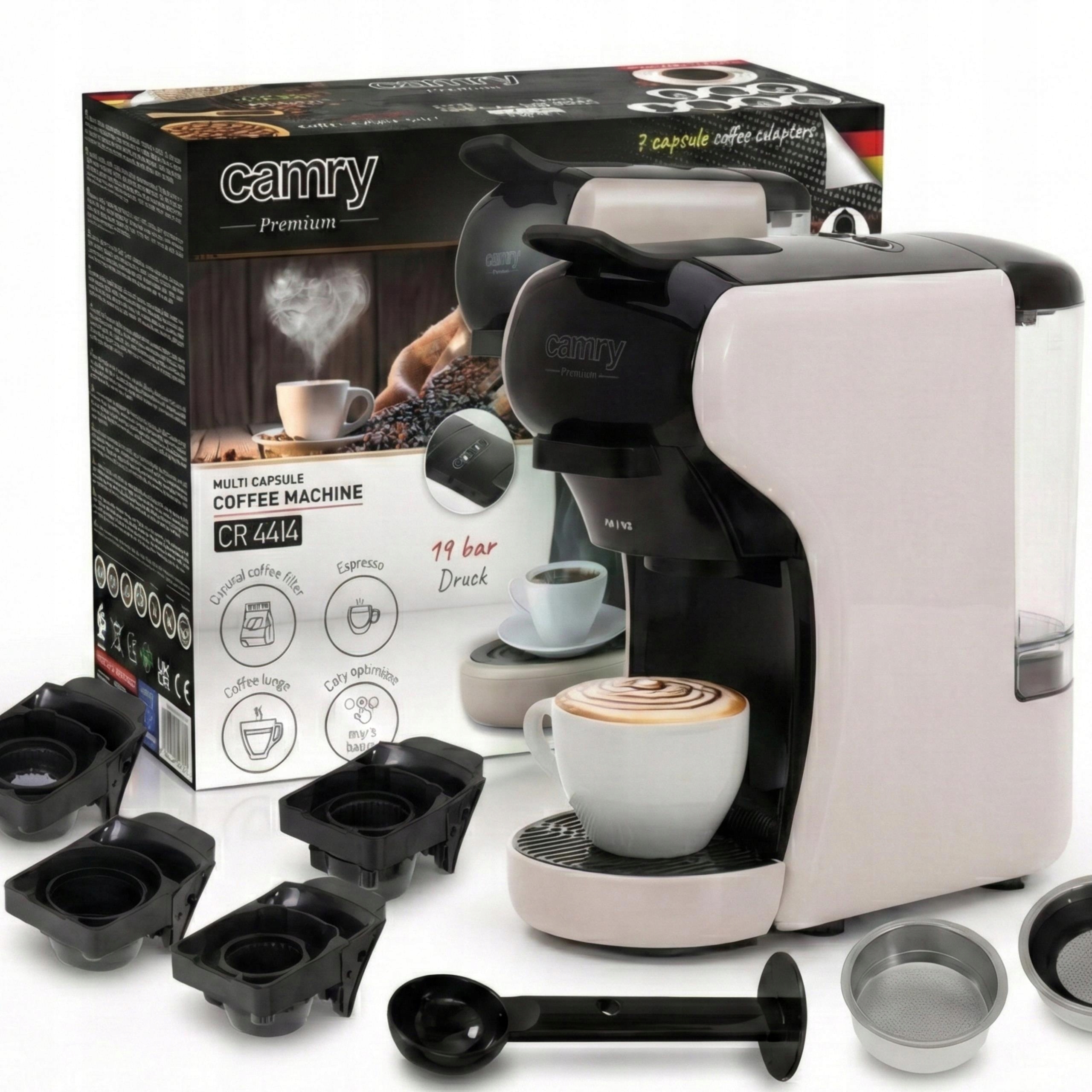 Kávovar Na Kávu Tlakový Na Kapsule Nespresso Dolce Gusto Tchibo Mielon