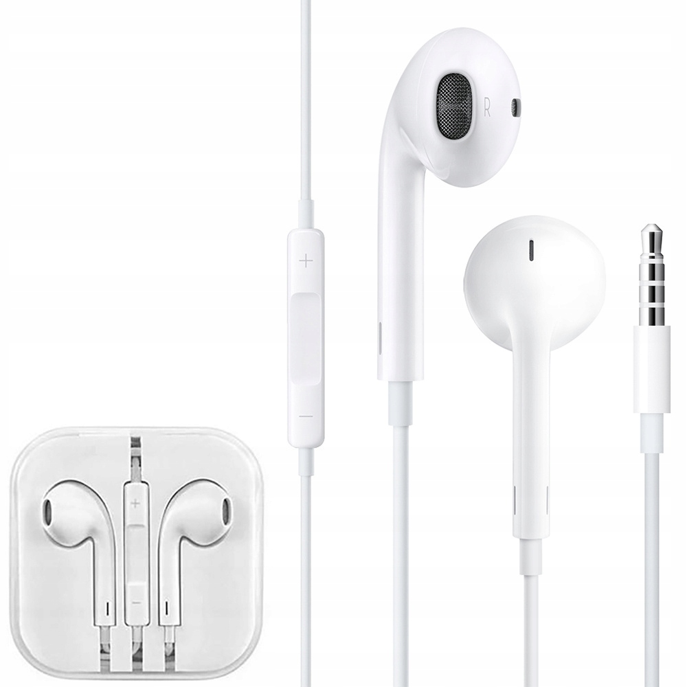 Słuchawki Apple iPhone EarPods Jack 3.5mm (MD827ZM/A) ORYGINALNE