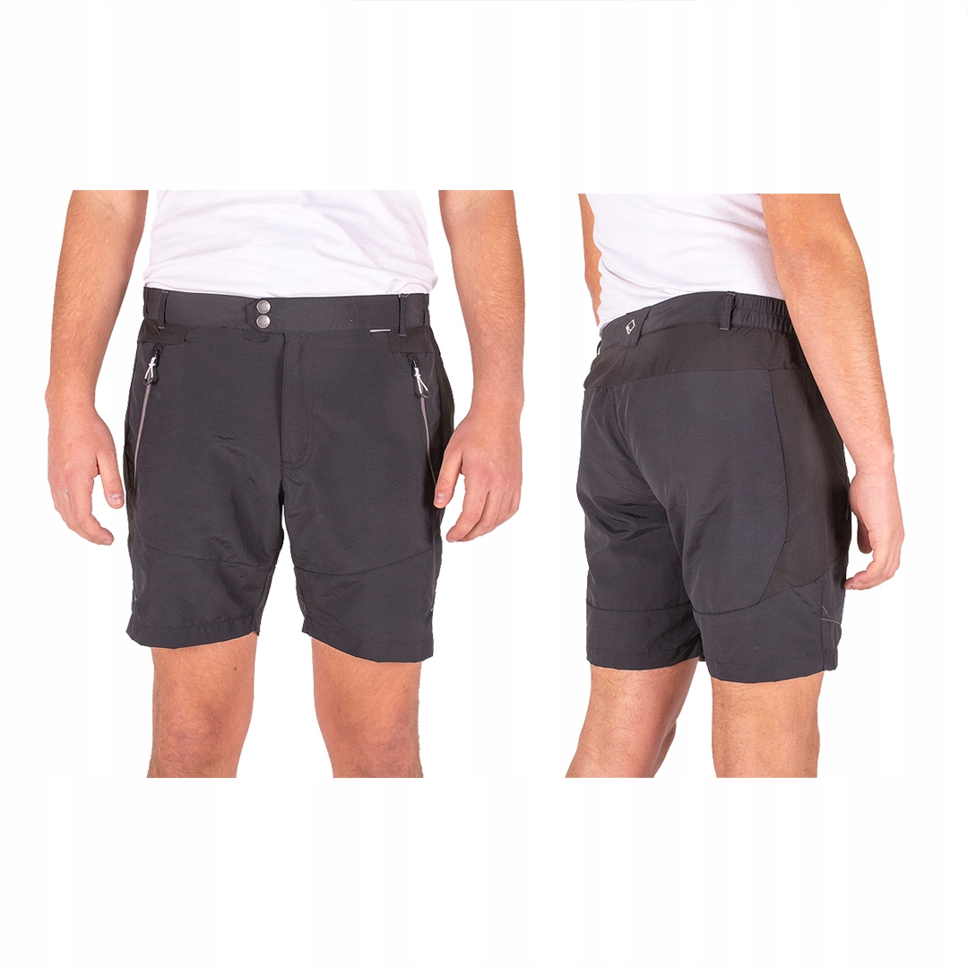 spodenki TURYSTYCZNE MĘSKIE z kieszeniami 3XL 56 Kolor czarny