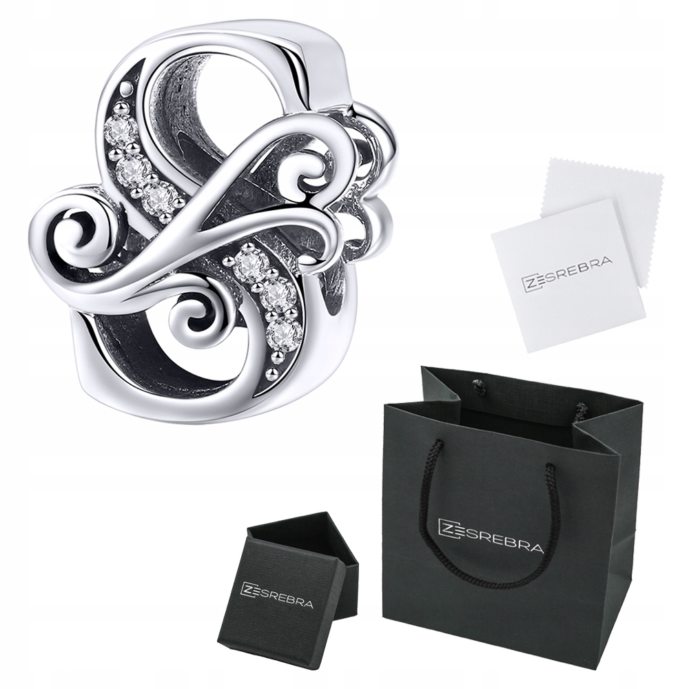 

Charms Litera S do Pandora srebro 925 S925
