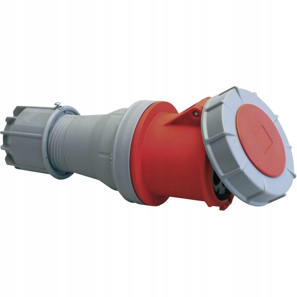 Elektrická zásuvka rozbočovač Pce červená