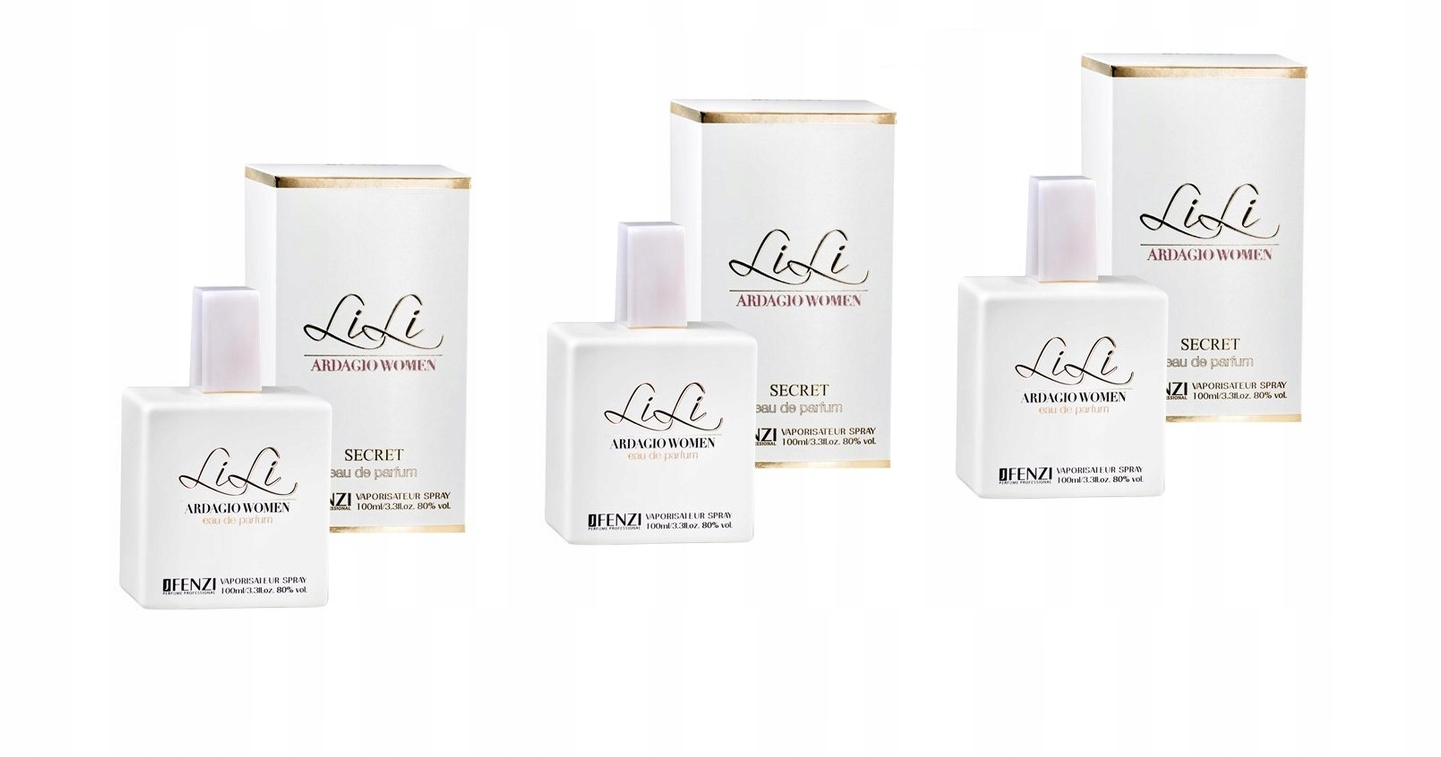 JFenzi Lili Ardagio Secret 3x100 ml Edp