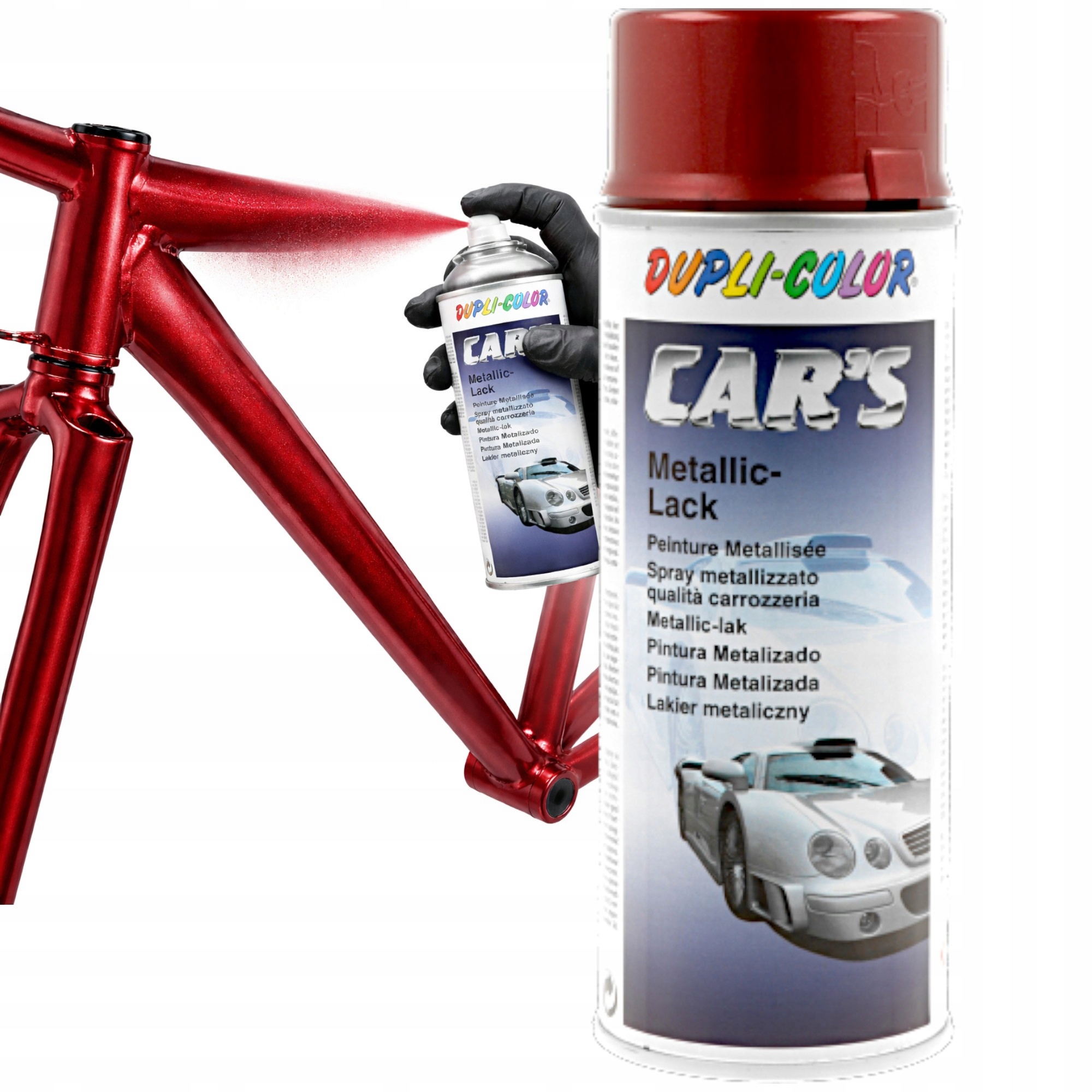 Dupli Color Cars Lakier Metaliczny Czerwony Metalik Spray 400ML