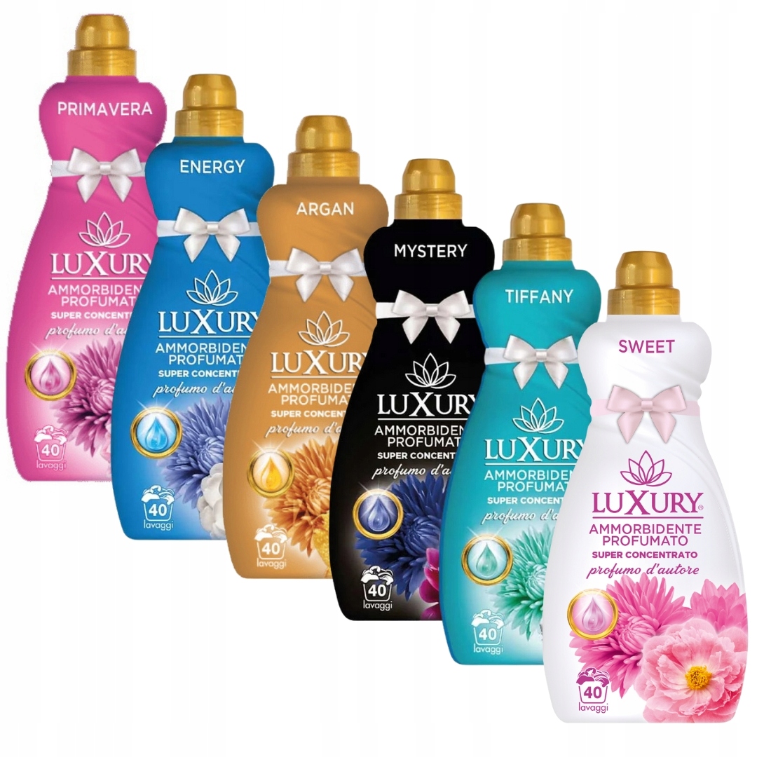 Luxury luksusowy włoski płyn koncentrat do płukania zestaw mix 6x 900 ML It