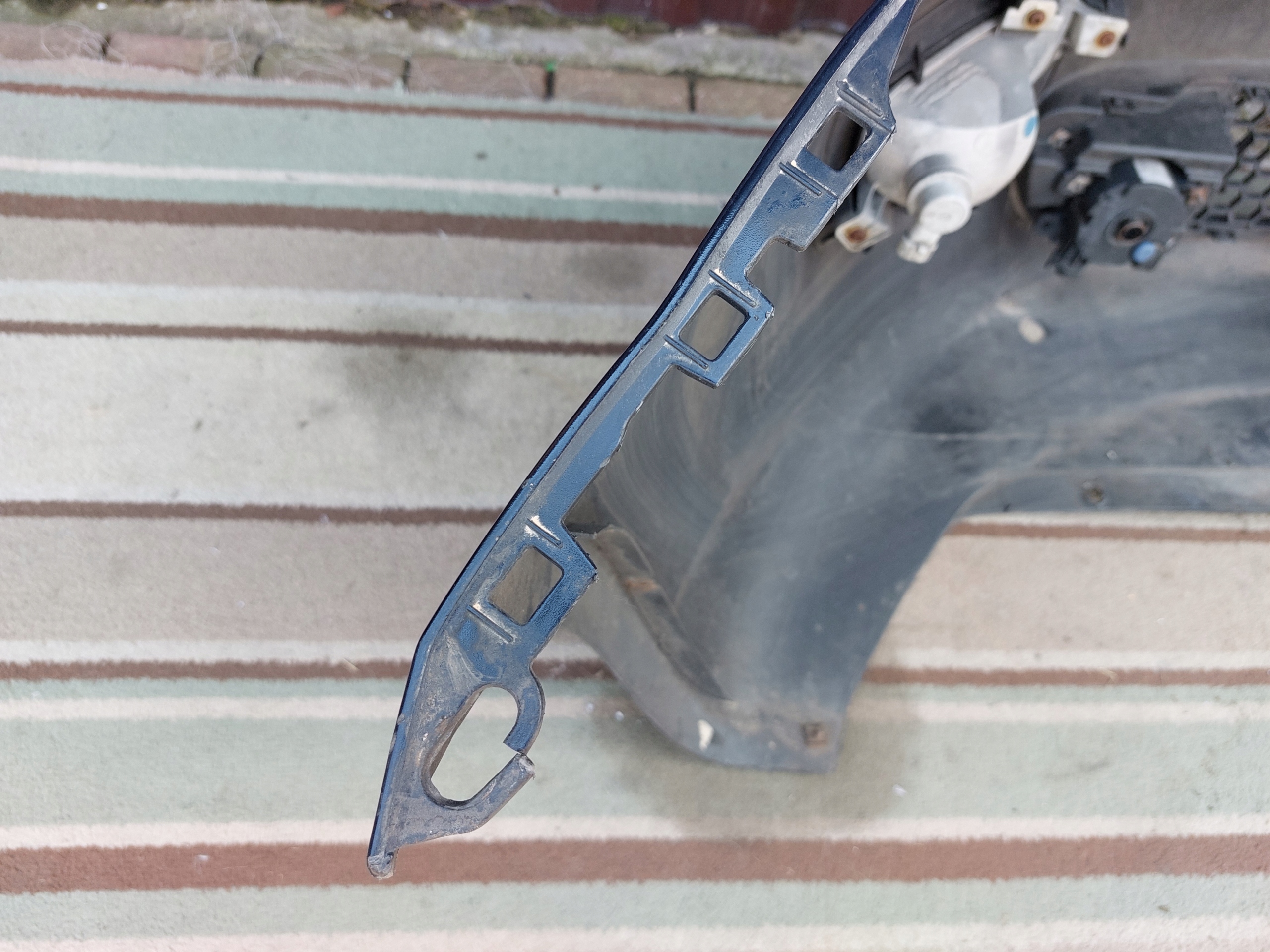 front bumper front FIAT GRANDE PUNTO EVO LIFT 13r blue