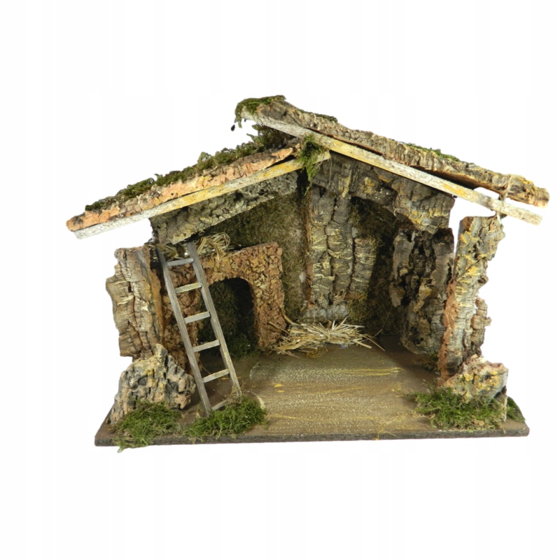 Šopka Stajňa Vianočná *50x23x36 cm* pre postavy s výškou 15-19 cm