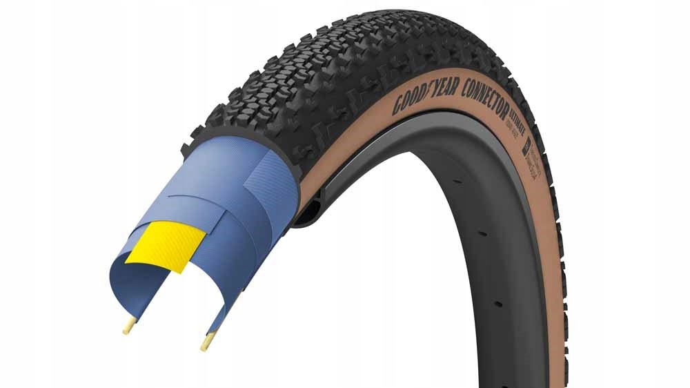 Opona Goodyear Connector Ultimate Tubeless Complete k. Blk/Tan 700x50