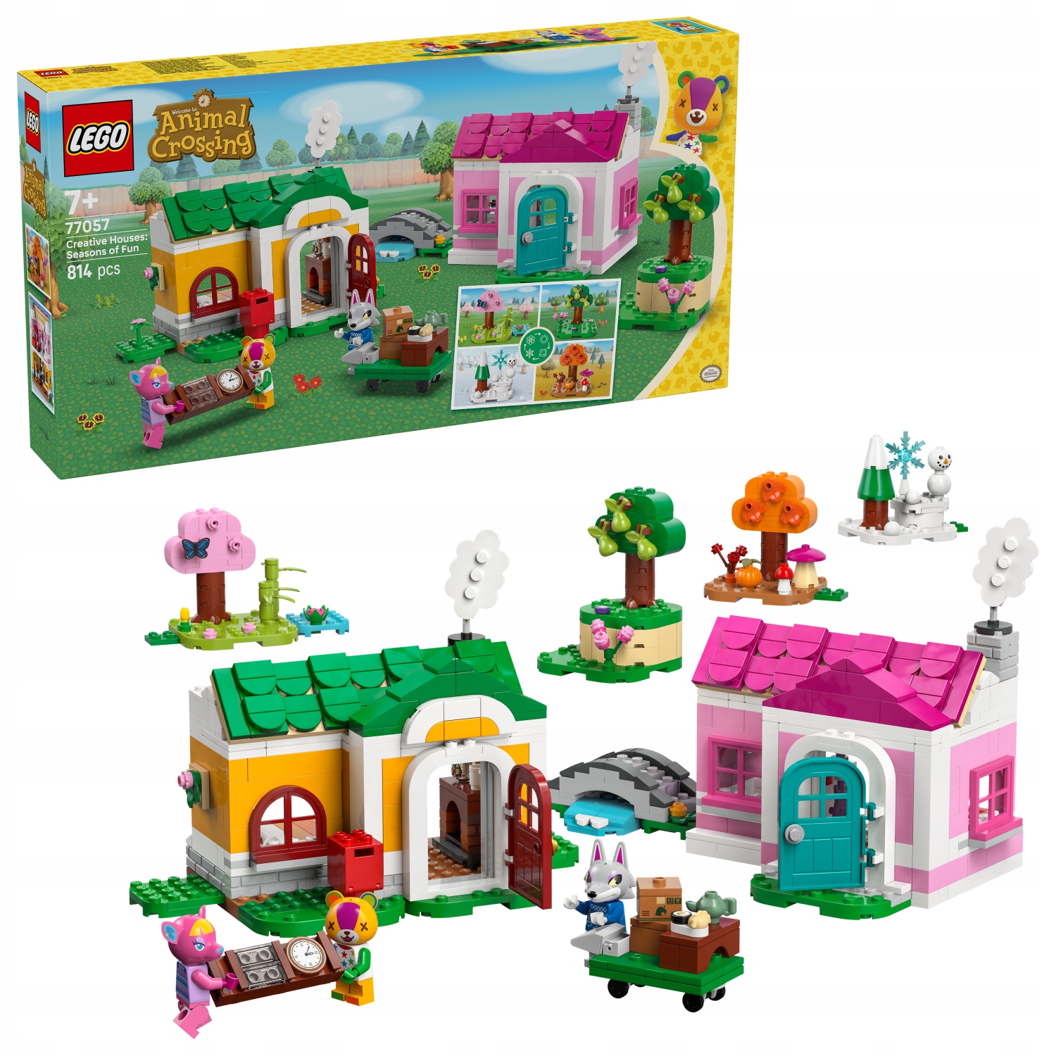 Lego Animal Crossing 77057 Tvořivé domečky: Zábavná roční období