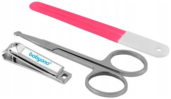 BabyOno Zestaw kosmetyczny pilnik,cążki,nożyczki