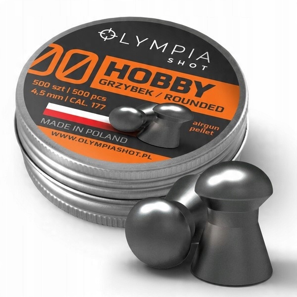 

Śrut Diabolo 4,5mm Olympia Shot Grzybek jakość Pl