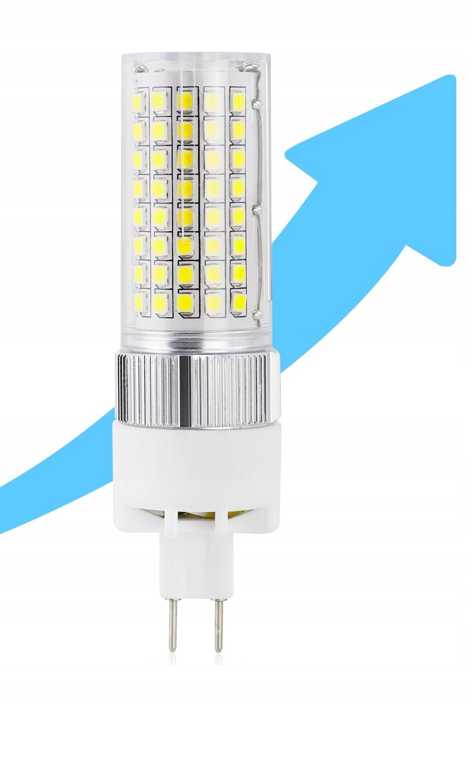 Żarówka LED G8.5 12W=96W Neutralna Biel 2szt EAN (GTIN) 0610446376852