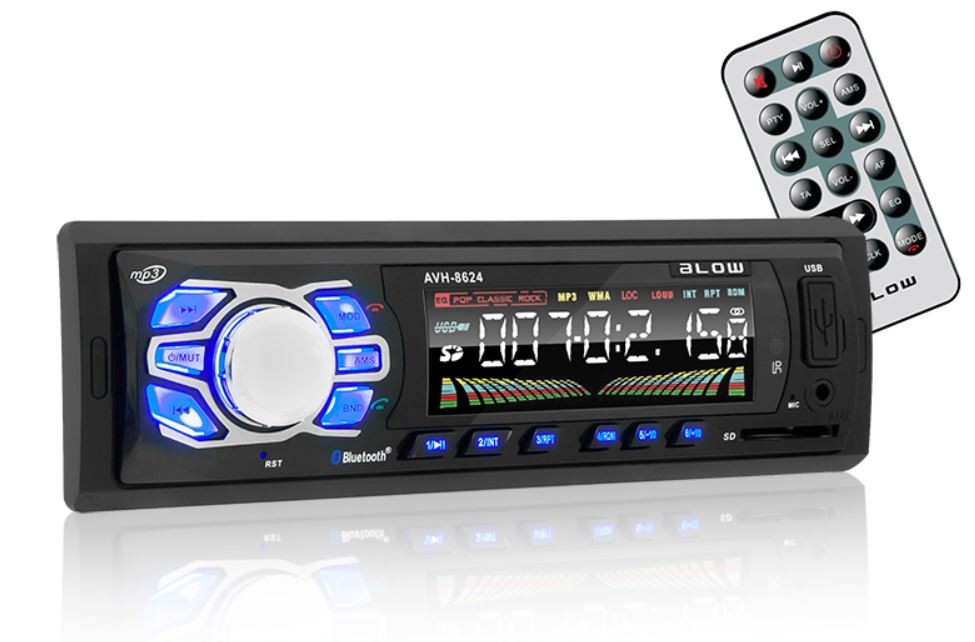 Blow Rádio AVH-8624 MP3/USB/SD/MMC/BT