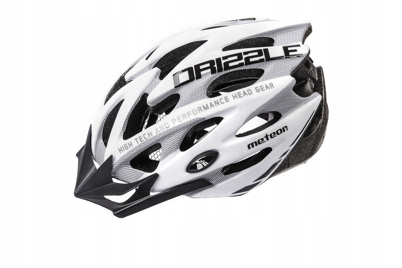 Meteor Kask rowerowy MV29 Drizzle biało-szary