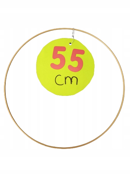 Obręcz/METALOWA/ ZŁOTA/MAT/KOŁO|Łapacz snów|55 cm Makrama drut 2,8 mm