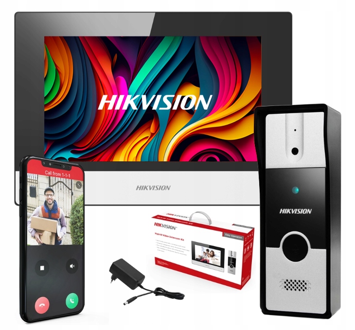 Wideodomofon WiFi 4-wire Hikvision Furtka Brama