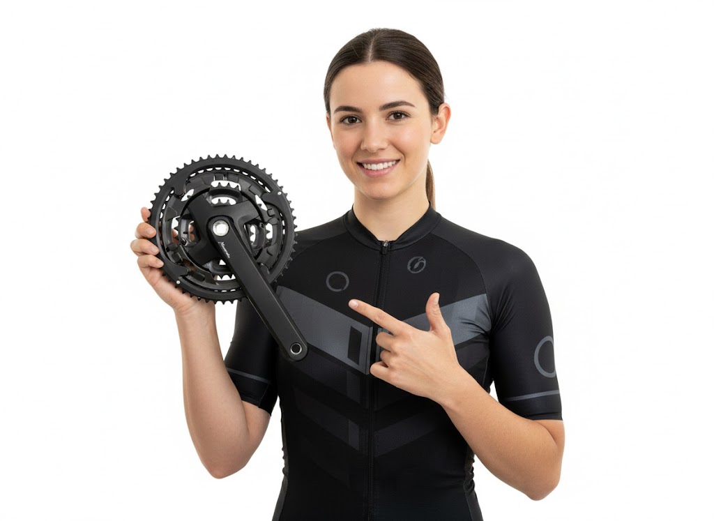 Korba Miranda Classic 42/32/22z X 170mm napęd 7 9 biegowy mechanizm 3rz