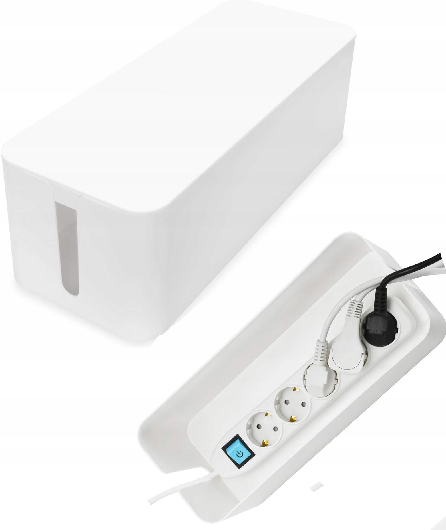 POJEMNIK ORGANIZER BOX NA KABLE LISTWY DUŻY 40 CM