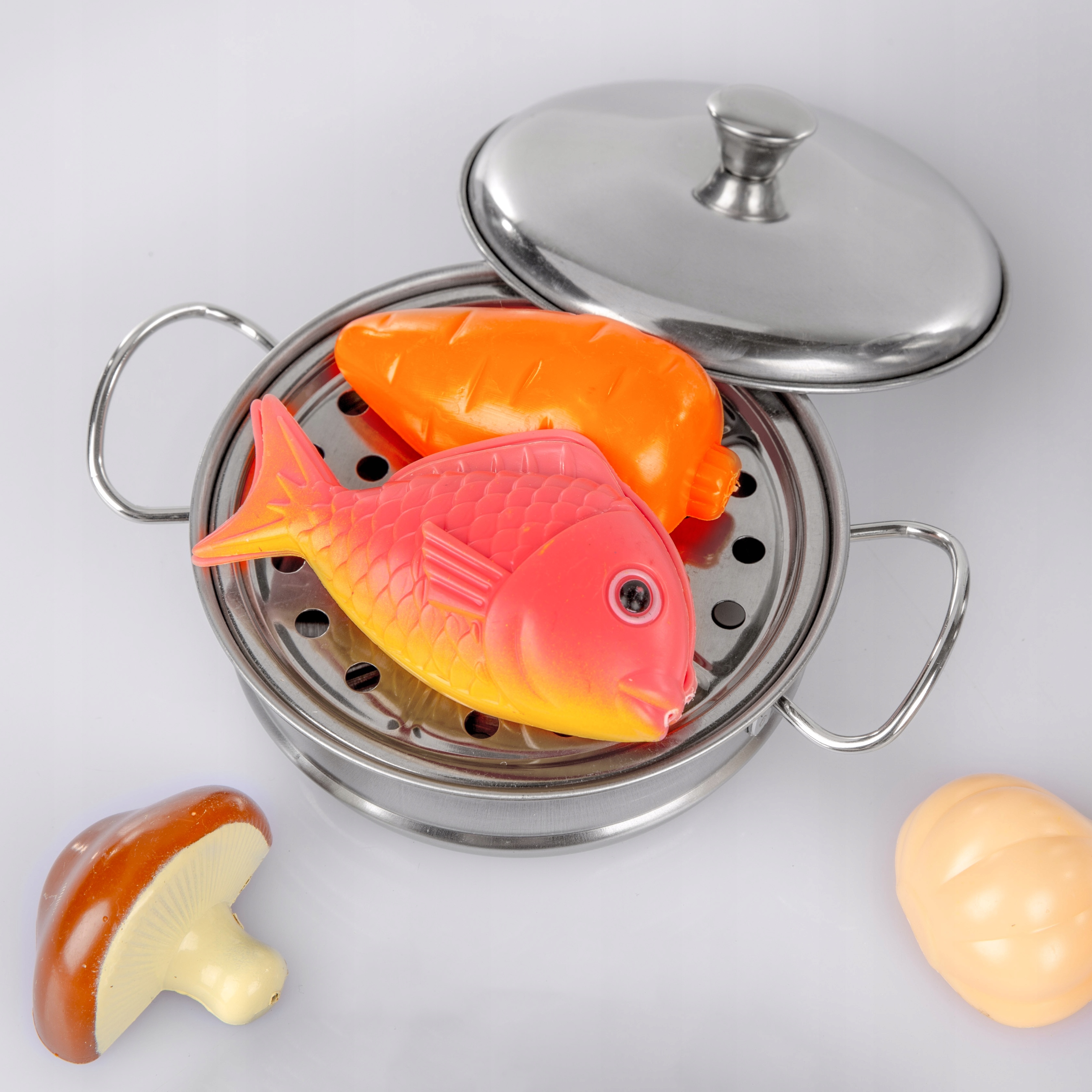 DUŻY ZESTAW GARNKI KUCHNIA DLA DZIECI NACZYNIA AKCESORIA DO KUCHNI XXL AGD Rodzaj naczynia, garnki i przybory