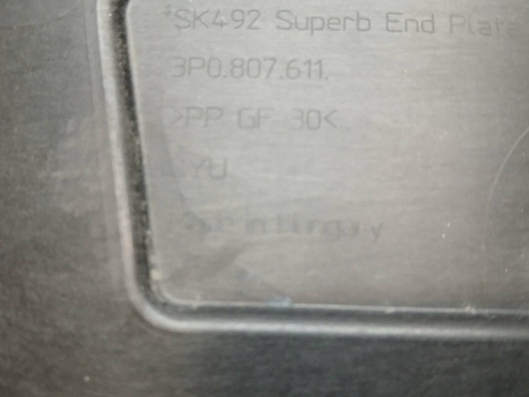 bumper front cover pillar SKODA SUPERB IV 4 3P 3P0807611