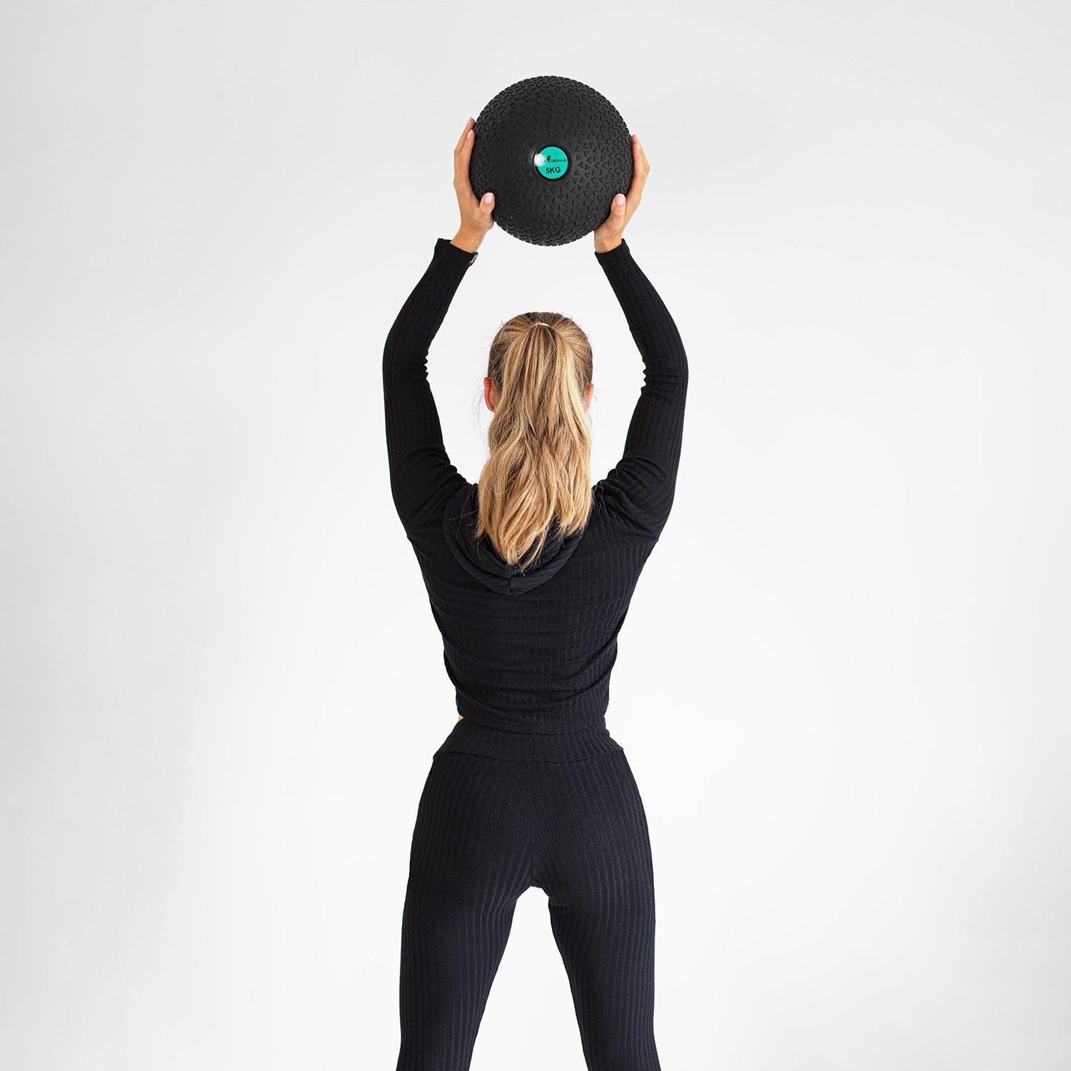 PIŁKA REHABILITACYJNA LEKARSKA TRENINGOWA DO ĆWICZEŃ SLAM BALL 5KG Średnica 23 cm