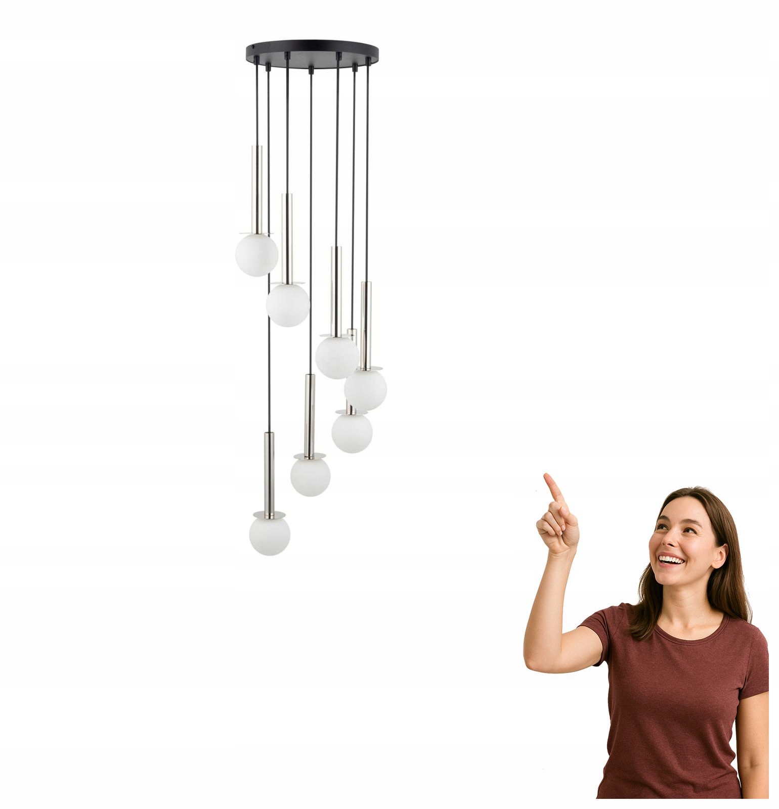 Závesná lampa Daisy 7 40766 Sigma Lighting