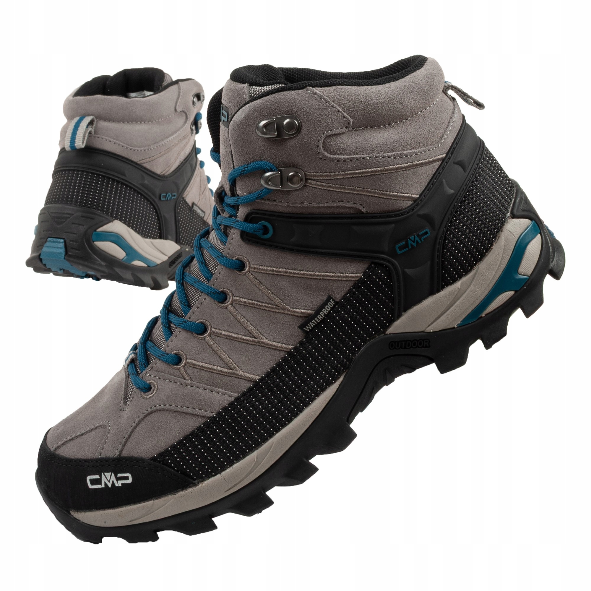 Pánské trekové boty Cmp Rigel vel. 41, odolné, voděodolné, šedé