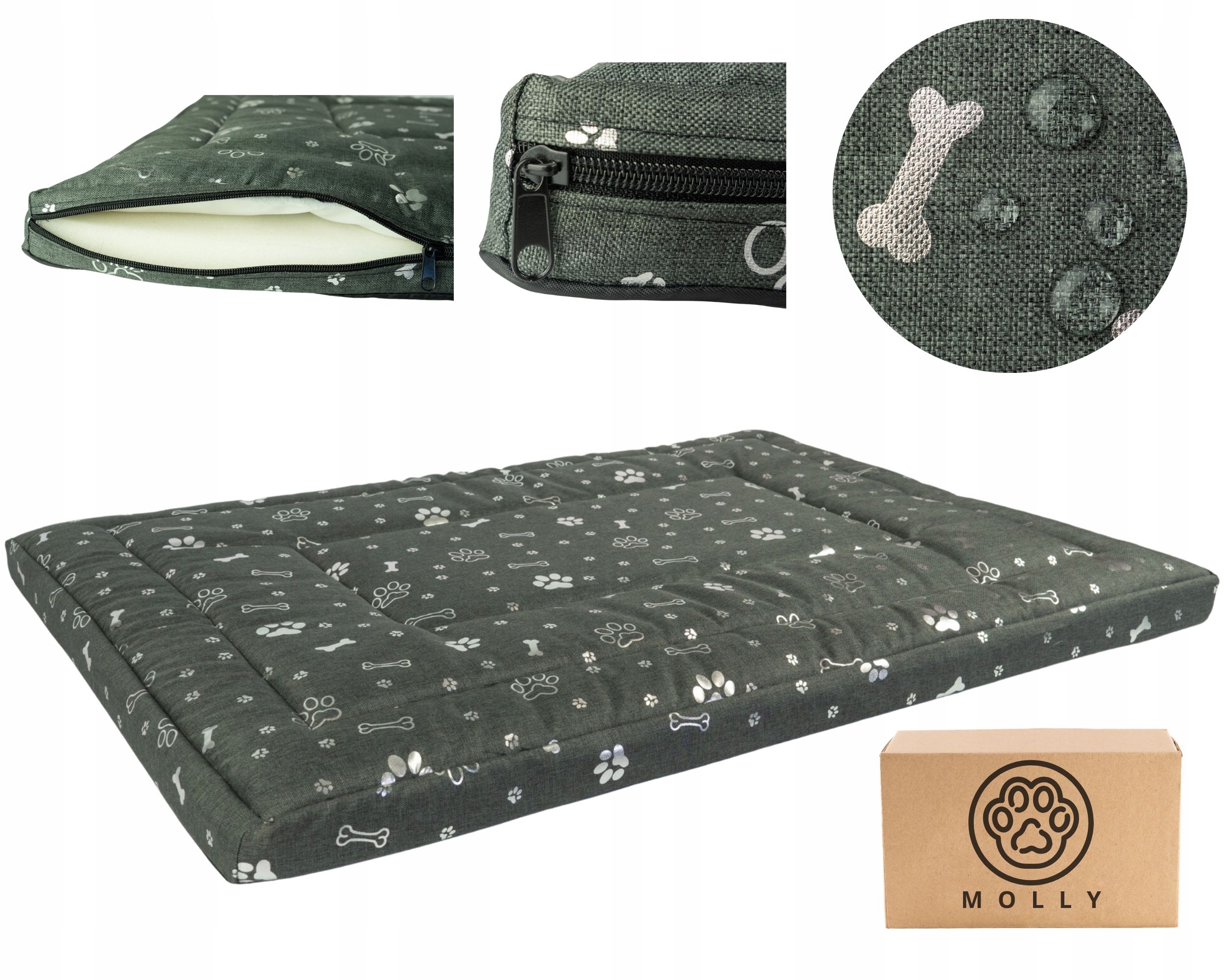 Levně pelíšek pro psa Vodotěsná postel houbička matrace zámek Premium 70x60 roz.M