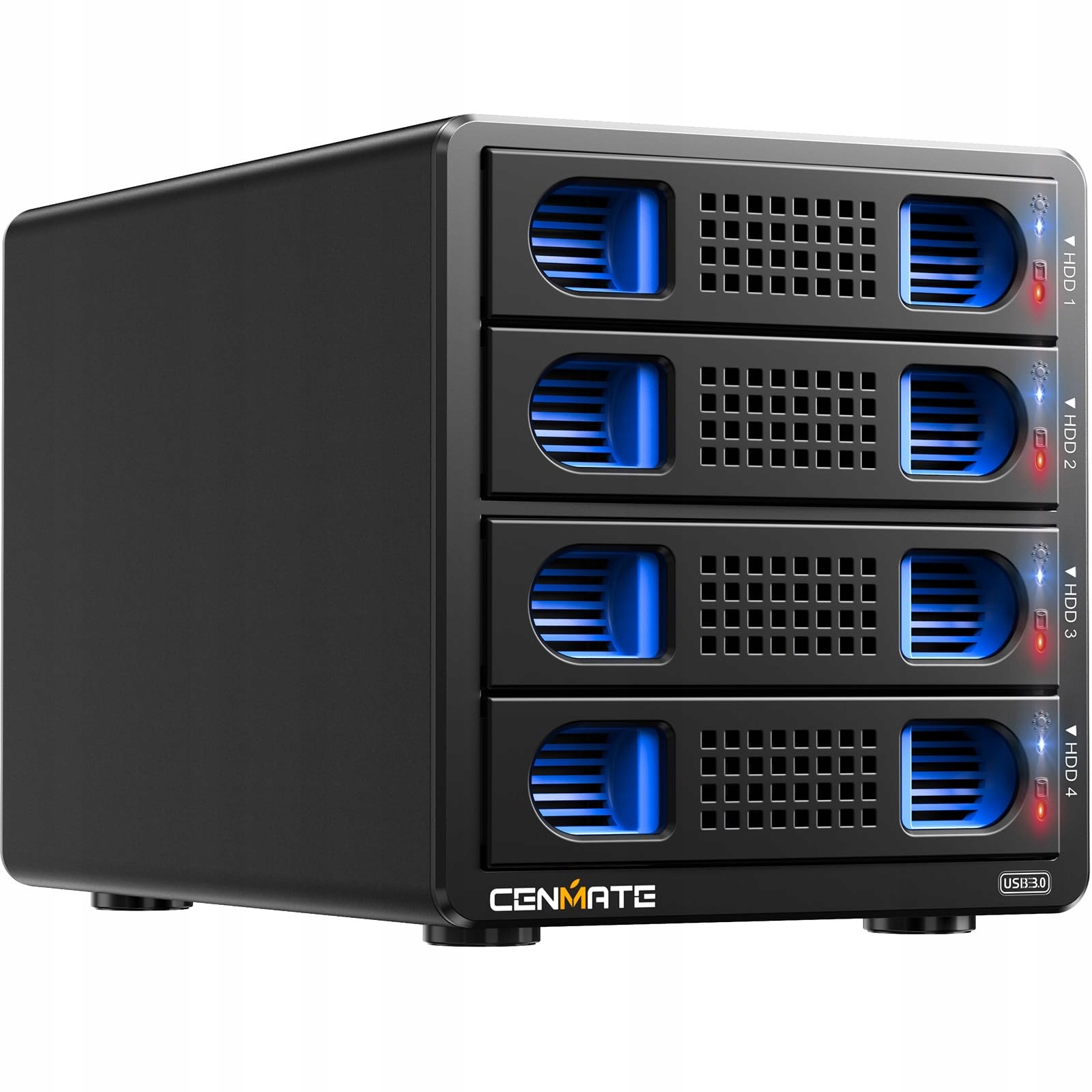 Obudowa Dysku Twardego Cenmate 4 Bay Usb 3.0 eSATA Raid do 80 Tb Hdd/ssd
