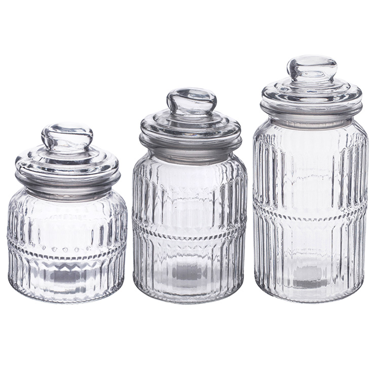 

Słoik Szklany Ozdobny Na Kawę Herbatę Zestaw 3SZT