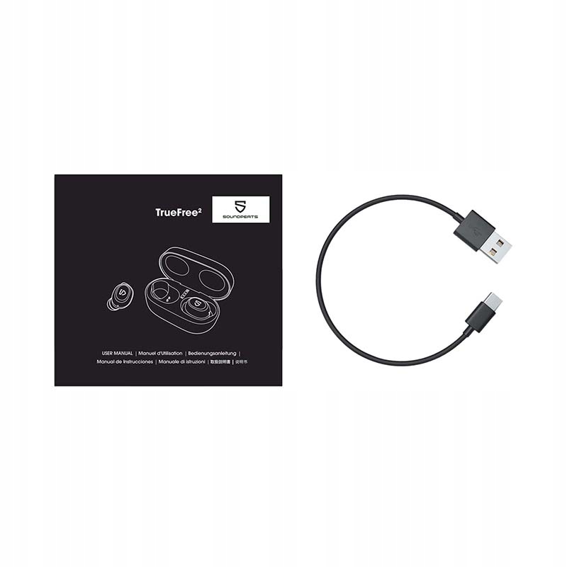 SOUNDPEATS TRUEFREE 2 SŁUCHAWKI BEZPRZEWODOWE TWS Model TrueFree2