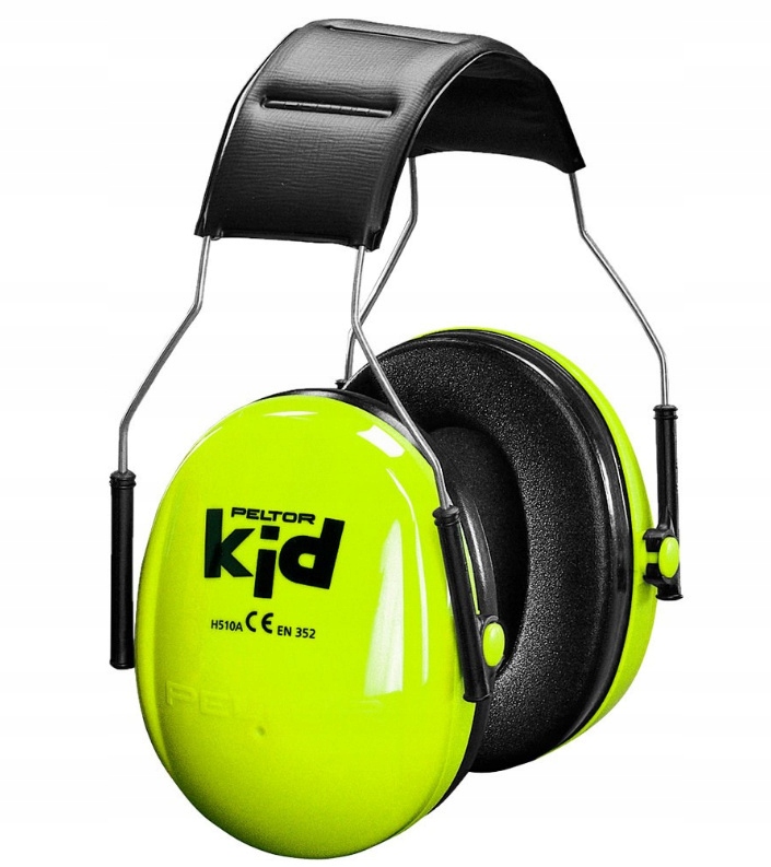 Słuchawki chroniace przed hałasem dla dzieci 3M zielone