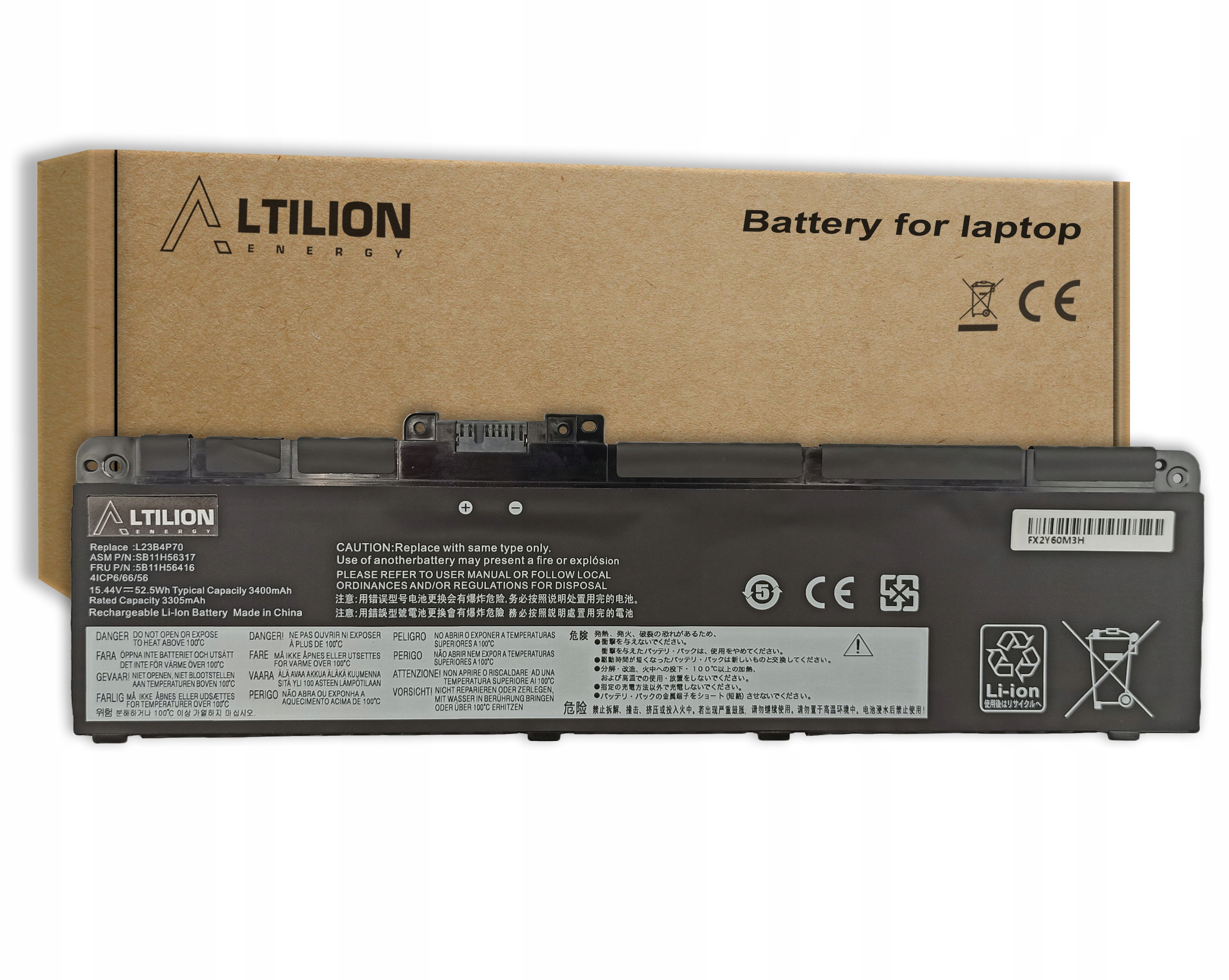Batéria Altilion Energy L23B4P70 kompatibilná s Lenovo