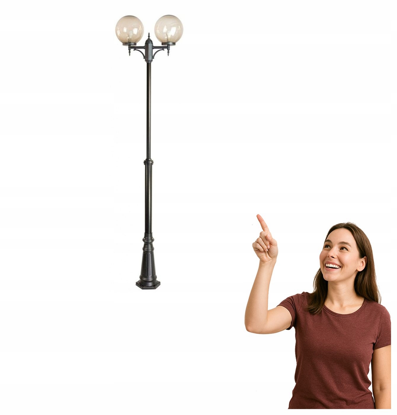 Lampa masztowa zewnętrzna Kule Classic Ogmwn 2 300 Suma