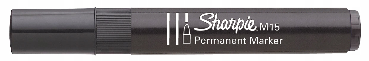 MARKER SHARPIE PERMANENT M15 CZARNY OK (12) 2117