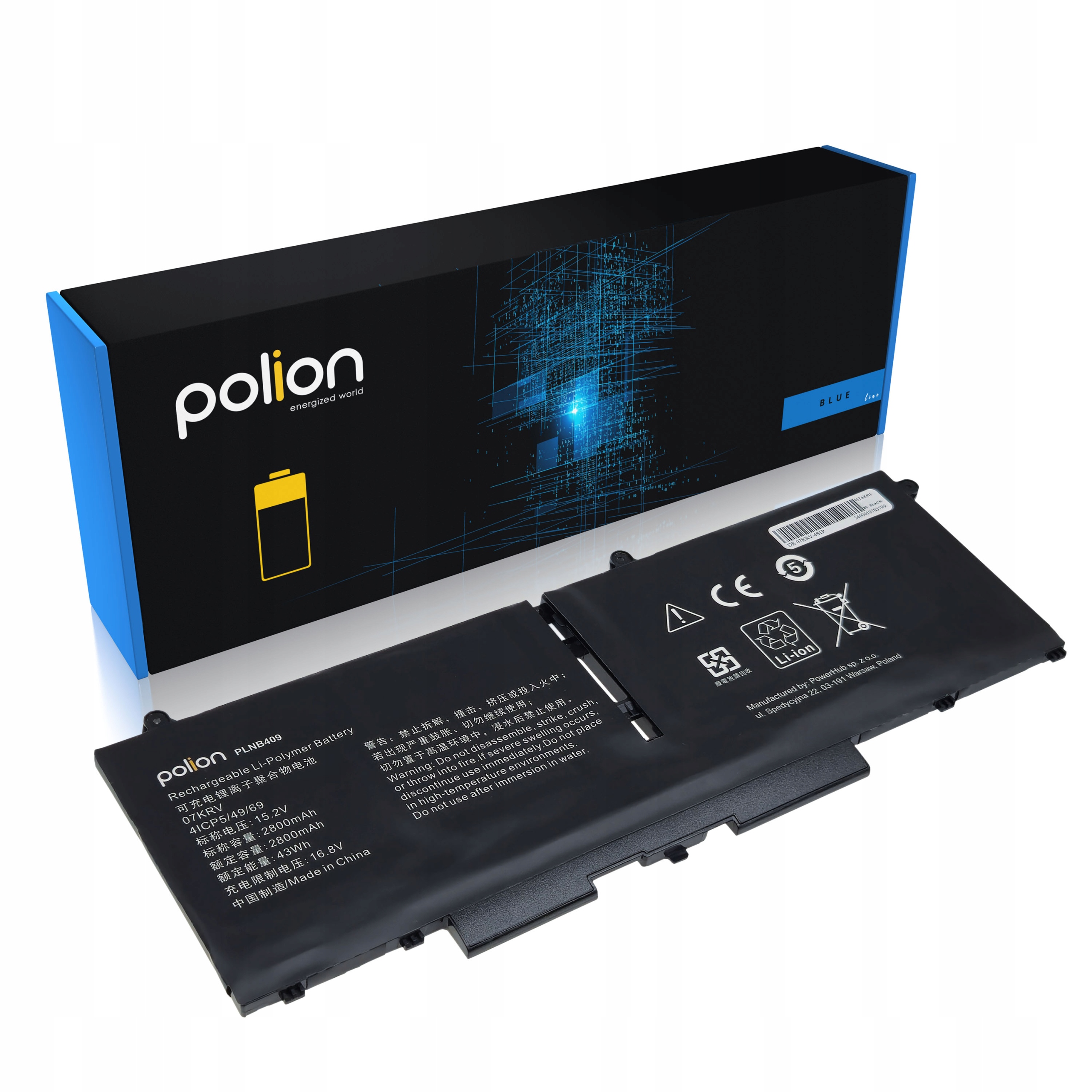 Baterie 07KRV pro Dell Latitude 7430 7530