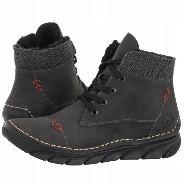 Dámské boty Kotníkové Boty Rieker Šedé 55031-45 Grey