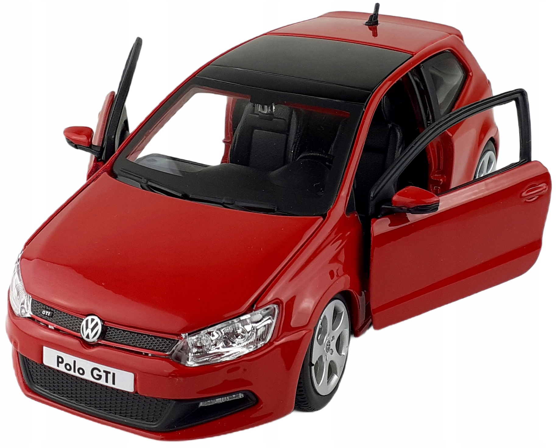 VW Polo GTI Mark 5, Volkswagen, Bburago modèle miniature 1:24 rouge