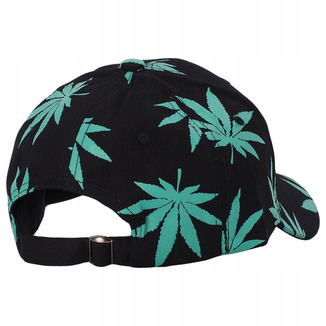 CZAPKI Z DASZKIEM WEED TRAWKA MĘSKIE DAMSKIE BLACK Rozmiar uniwersalny