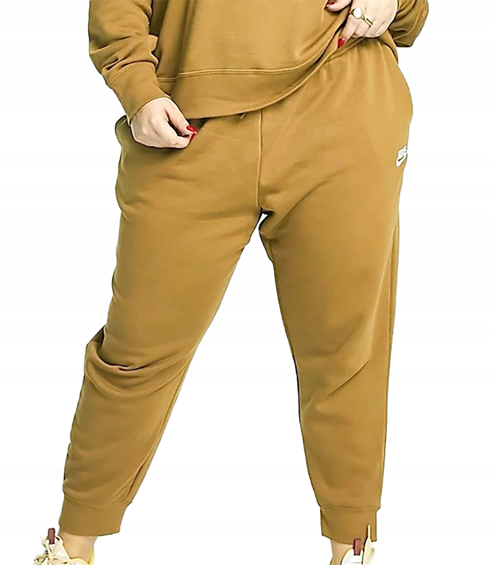 Dámské kalhoty Nike Club Fleece Medium Size Plus DV5085-271 2X 54-56