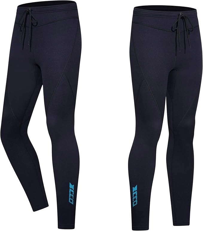 Spodnie neoprenowe na kajak Zcco 40 L 1.5 mm czarne do kajakarstwa pływania