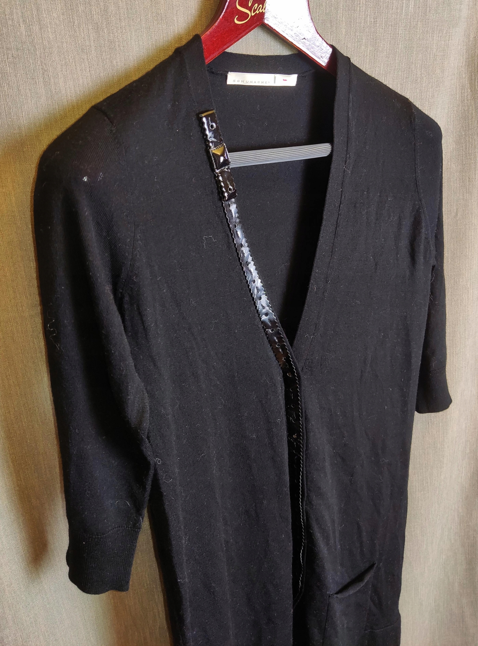 SCHUMACHER kardigan sweterek M Fason prosty