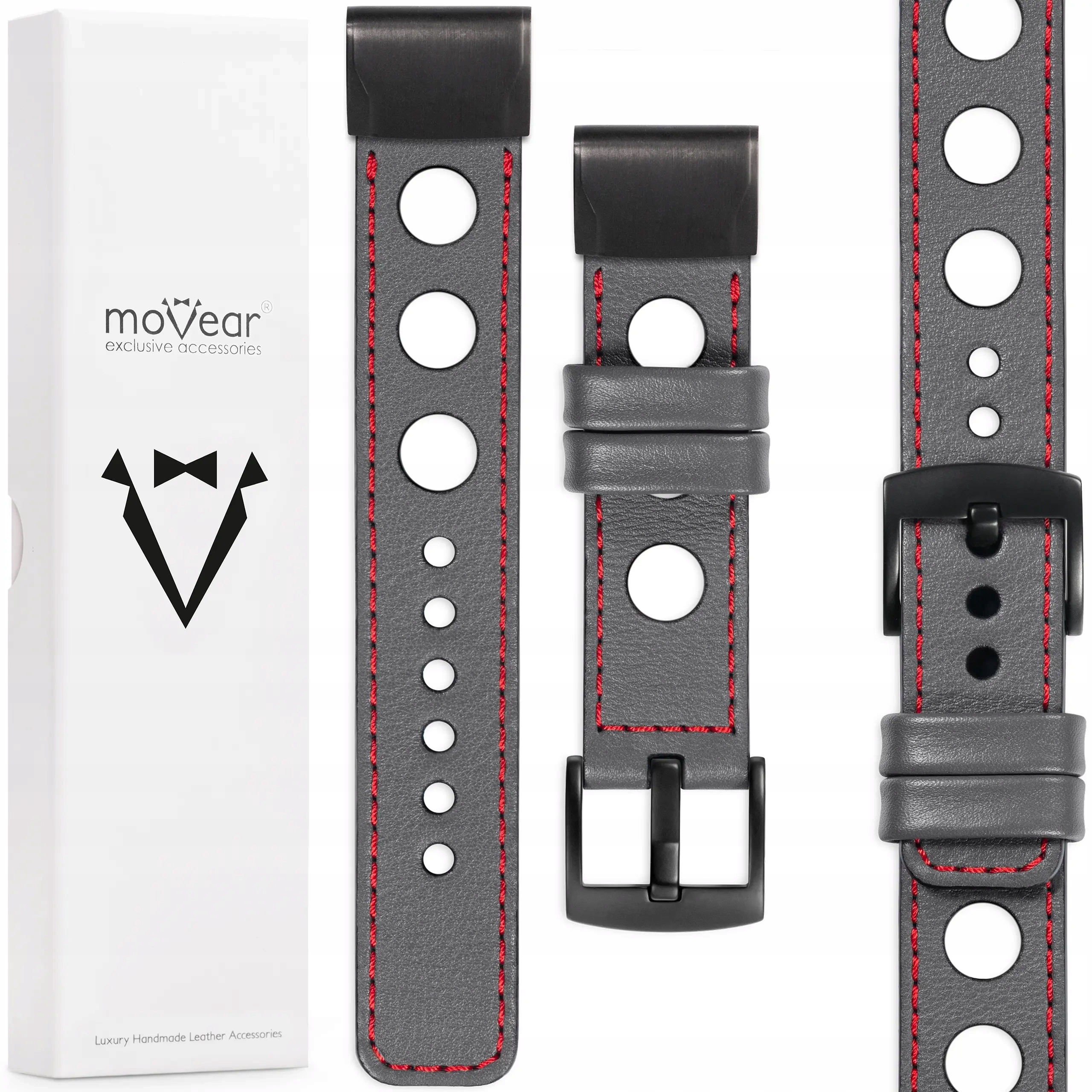 Pásek pro Garmin Fenix 8X 7X 6X 5X 3 Epix QuickFit 26 ručně vyrobený Polský