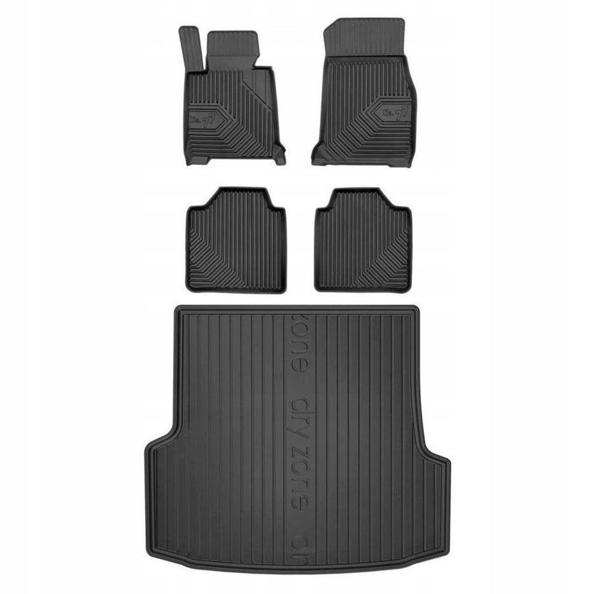 Gumová sada kobercov a rohoží Bmw radu 3 Gran Turismo F34 2013-2021