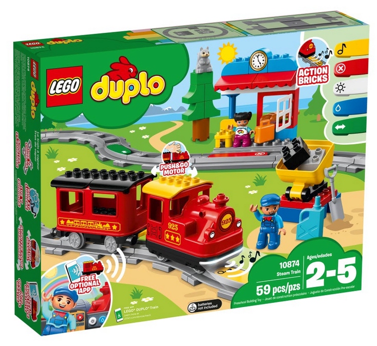 Lego Duplo 10874 паровоз
