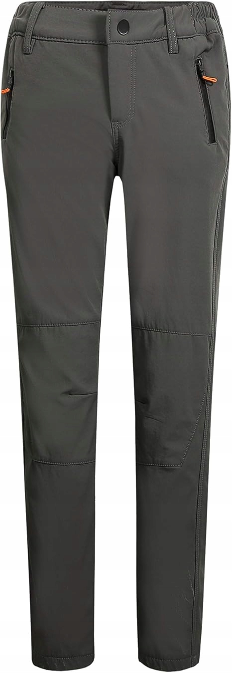 Spodnie Trekkingowe Damskie Wodoodporne Wiatroszczelne Ciepłe W32/L30 Szare