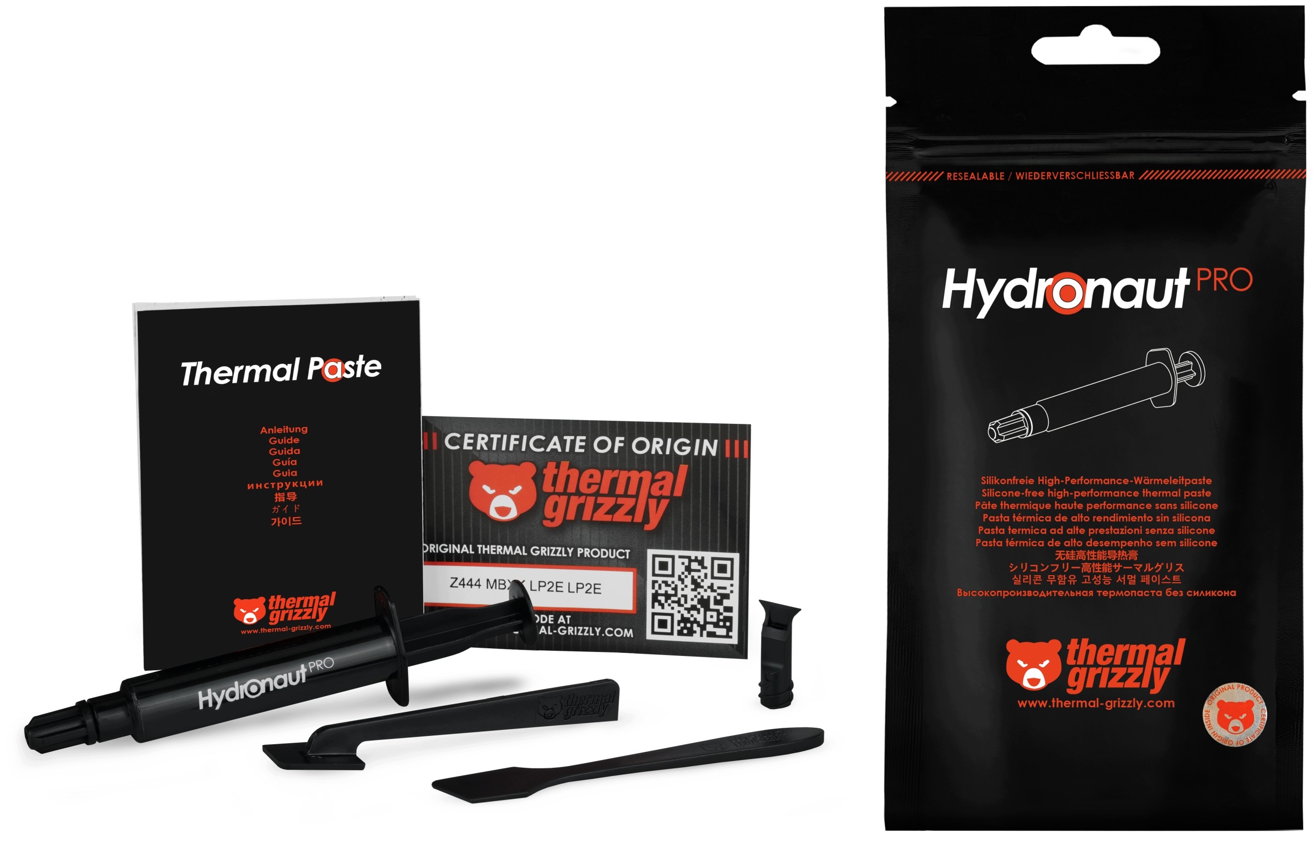 Thermal Grizzly Hydronaut Pro 6 g, teplovodivá pasta, silikon, zdarma